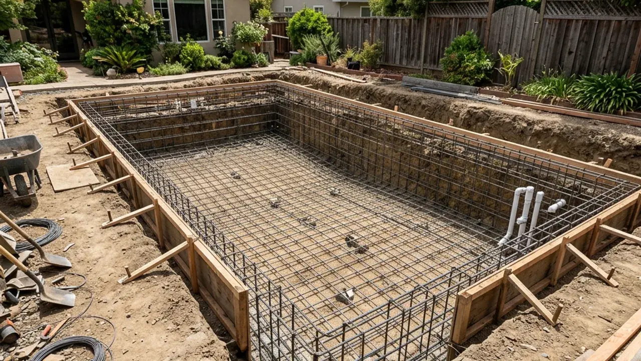 Concrete Pool Construction planning for a Gold Coast pool project